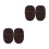 4Stk Schwarze Polierhandschuhe Plüsch Für Lederstiefel Schuhe 7