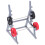 2Sets Mini Sport Hantelhalter Metall Silber Für Und 1