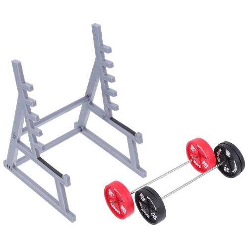 2Sets Mini Sport Hantelhalter Metall Silber Für Und 2