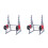 2Sets Mini Sport Hantelhalter Metall Silber Für Und 4