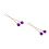4Stk Lila Wool Felt Drum Mallets Für Trommeln, Holzgriff, Robust 7