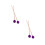 4Stk Lila Wool Felt Drum Mallets Für Trommeln, Holzgriff, Robust 4