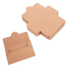 100Stk Khaki Kartenhüllen Papier Spielkarten Kreditkarten Schutzhüllen