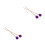 4Stk Lila Wool Felt Drum Mallets Für Trommeln, Holzgriff, Robust 10