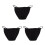 3Stk Baumwoll High Cut Panty Für Bodysuit 7