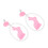 2Paare Ohrhänger Rosa Damen Ohrringe Modeschmuck 1