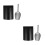 2Sets Stainless Steel Kitchen Scoops for Ice, Nuts, and Grains 10