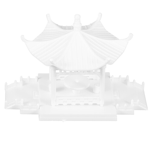 2Stk Pavilion Weiß ABS Für Und Außenbereich 1