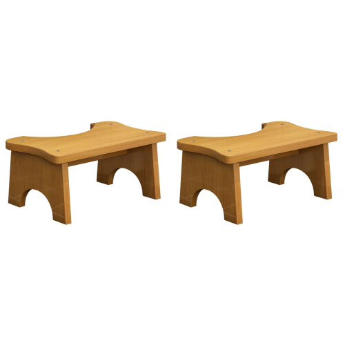 2Stk Holz Für Badezimmer Stabil Sicher Für 2
