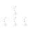 4Stk Transparenter Plastik Action Figure Halter Stand Für Desktop Deko 8