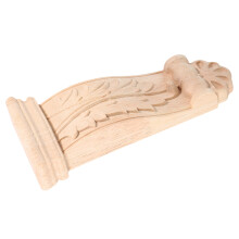 3Stk Holzkonsole Beige Romanischer Robust Für Innenraumdekoration