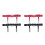 4Pcs Heart Ring Adjustable Leg Garters Strap Sock Stay Belts 6