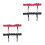 4Pcs Heart Ring Adjustable Leg Garters Strap Sock Stay Belts 8