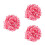 3Pièces Pompons Handmade Couleurs Assorties Pour Accessoires Mode DIY 5