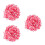 3Pièces Pompons Handmade Couleurs Assorties Pour Accessoires Mode DIY 7