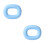 2Pcs Blue Silicone Hand Grip Rings Wrist Force Trainer for Exercise 7