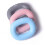 2Pcs Blue Silicone Hand Grip Rings Wrist Force Trainer for Exercise 11