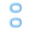 2Pcs Blue Silicone Hand Grip Rings Wrist Force Trainer for Exercise 5