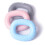 2Pcs Blue Silicone Hand Grip Rings Wrist Force Trainer for Exercise 2
