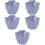 5Stk Modischer Damen Fake Bunt Mix 9