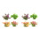 8Pcs Artificial Aquarium Plants Safe Fish Tank Decorations 3