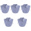 5Stk Modischer Damen Fake Bunt Mix 5