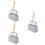 3Sets Dunkelgraue Metall Katzentoiletten Mit Streusieb 8