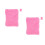 2Stk Sandentferner Pink Korallenfleece Für Strand 6
