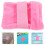 2Stk Sandentferner Pink Korallenfleece Für Strand 11