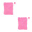 2Stk Sandentferner Pink Korallenfleece Für Strand 4