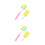 4Pièces Brosse Éponge Rose Bébé Nettoyage Accessoires 5