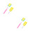 4Pièces Brosse Éponge Rose Bébé Nettoyage Accessoires 4