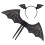 5Sets Halloween Bat Flügel Haarreif Flexibles Stoff-Accessoire 2