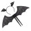 5Sets Halloween Bat Flügel Haarreif Flexibles Stoff-Accessoire 3