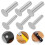 20Pairs Silver Stainless Steel Rivets for Handle DIY Fixing Set 11