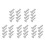 20Pairs Silver Stainless Steel Rivets for Handle DIY Fixing Set 10