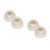 4Pièces Protections Échelle En Caoutchouc Beige 10