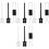 4Sets ABS Tastaturstaubentferner Mit Weichen Borsten Keycap Puller 5