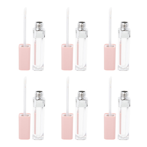 12Stk Wiederbefüllbarer Mascara Eyeliner Container ABS Pink Für 1