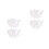 4Stk Weihnachtskostüm Bart Polyester Für Männer Party Cosplay 6