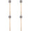 4Stk Schlagzeug Stock Holz Drumsticks Mit Grau Robust 7
