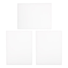 6Stk Handmade Nadelfilzschwämme DIY Filzpolster Bastelmaterial Weiß