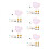 5Sets Kinderschmuck Set Clip-on Ohrringe Ringe Für 10