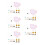 5Sets Kinderschmuck Set Clip-on Ohrringe Ringe Für 5