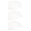 30Stk Weiß Transparent 3D Stift Matte PVC Zeichenbrett Vorlagen 10