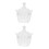 2Stk Eleganter Snackbehälter Transparent Candy Jar Mit Deckel 9