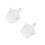2Stk Eleganter Snackbehälter Transparent Candy Jar Mit Deckel 10