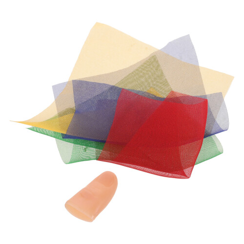 3Stk Vielseitiger Plastik- Zaubertool Mit Seiden-Illusion Prop 1