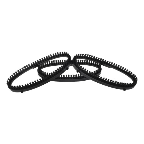 4Stk Universal Dampfbürstenaufsatz Für Kleidungsdampfer Schwarz
