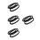 4Stk Universal Dampfbürstenaufsatz Für Kleidungsdampfer Schwarz 5